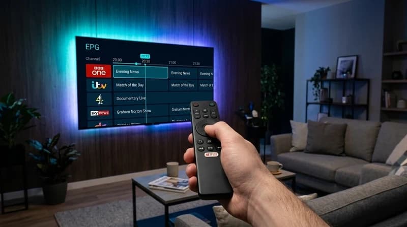 SofaIPTV Electronic Program Guide (EPG) Feature Live TV and TV Guide EPG on SofaIPTV with catch-up playback