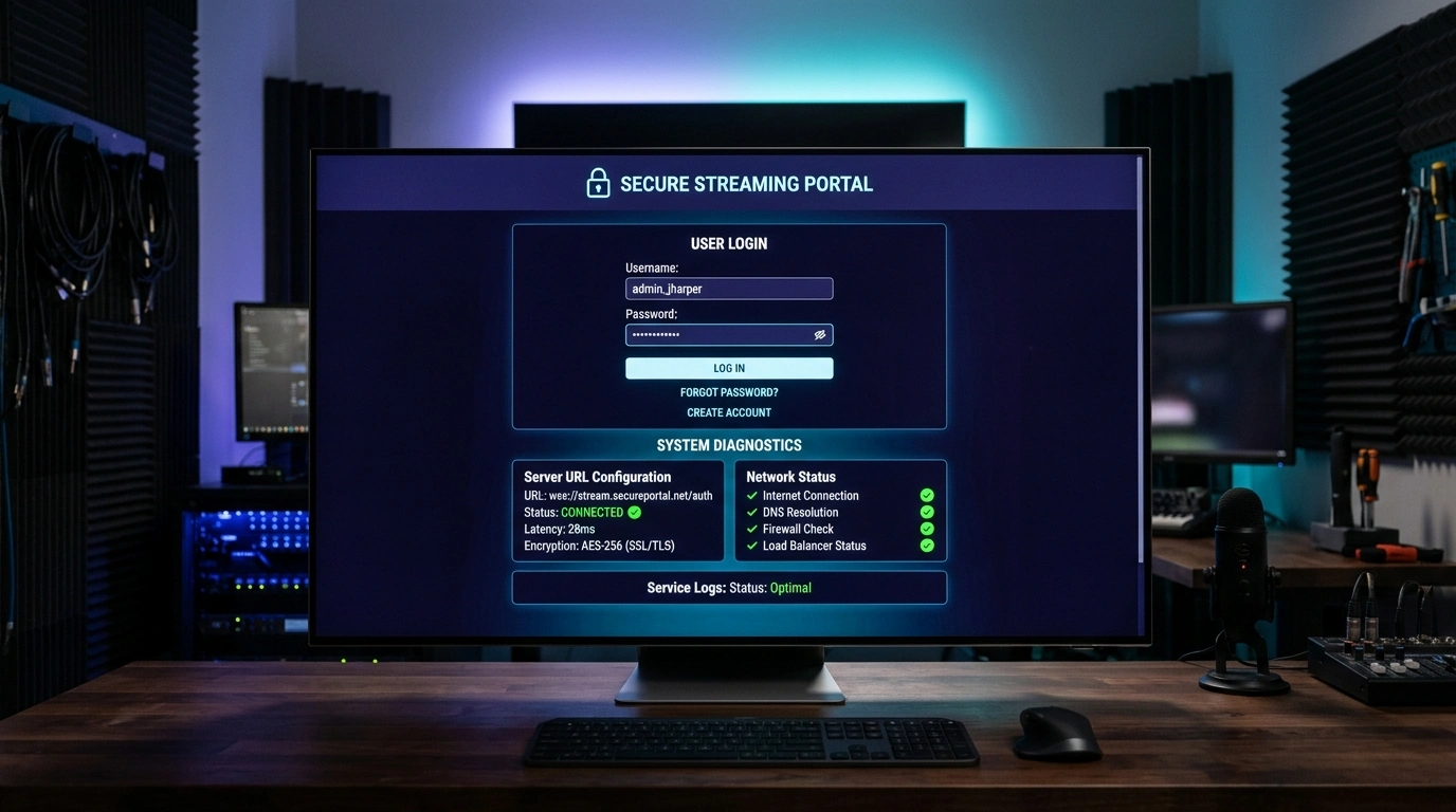 IPTV Login Failed? How to Fix Username, Password, Server URL & Authentication Errors | SofaIPTV IPTV Login Failed? How to Fix Username, Password, Server URL & Authentication Errors - SofaIPTV Guide